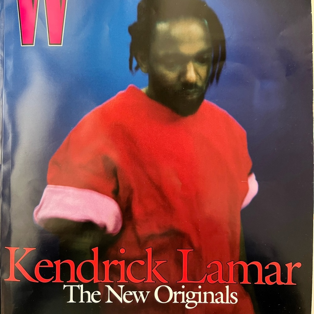 W magazine features Kendrick Lamar